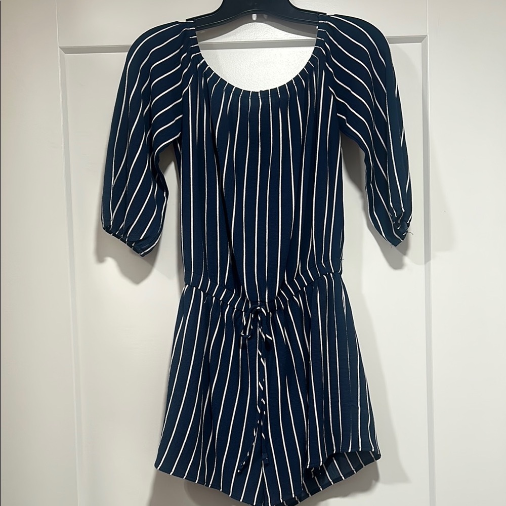 Haute Monde Stripe Romper
